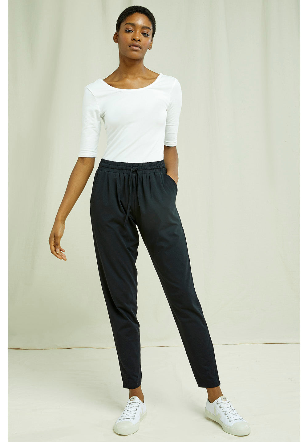 Body blanc en coton bio - nicole