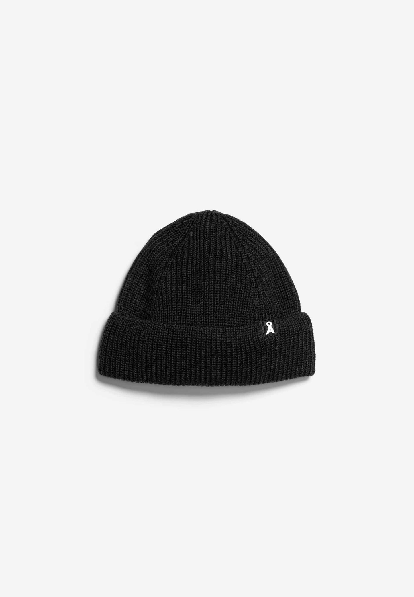 Bonnet à revers en coton bio | Noir "nildaao cotton black"