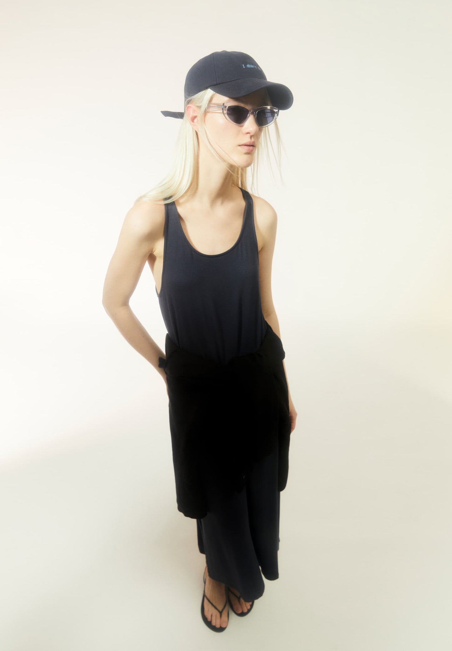 Robe longue en ecovero | bleu "nisaa litaa night sky"