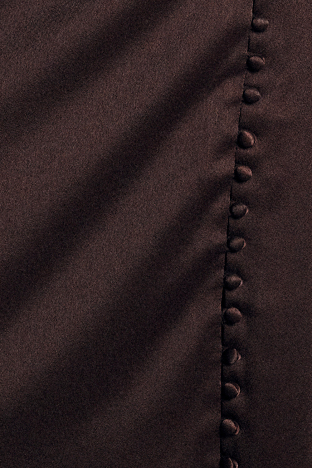 Jupe en matière upcyclée | marron "Alison"
