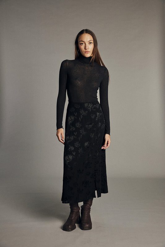 Jupe en ecovero® | noir "alison"