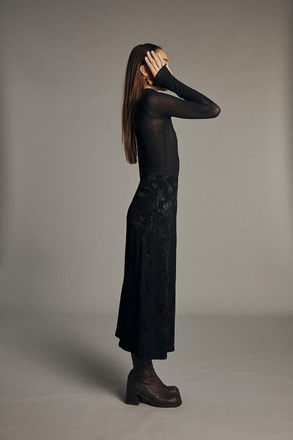 Jupe en ecovero® | noir "alison"