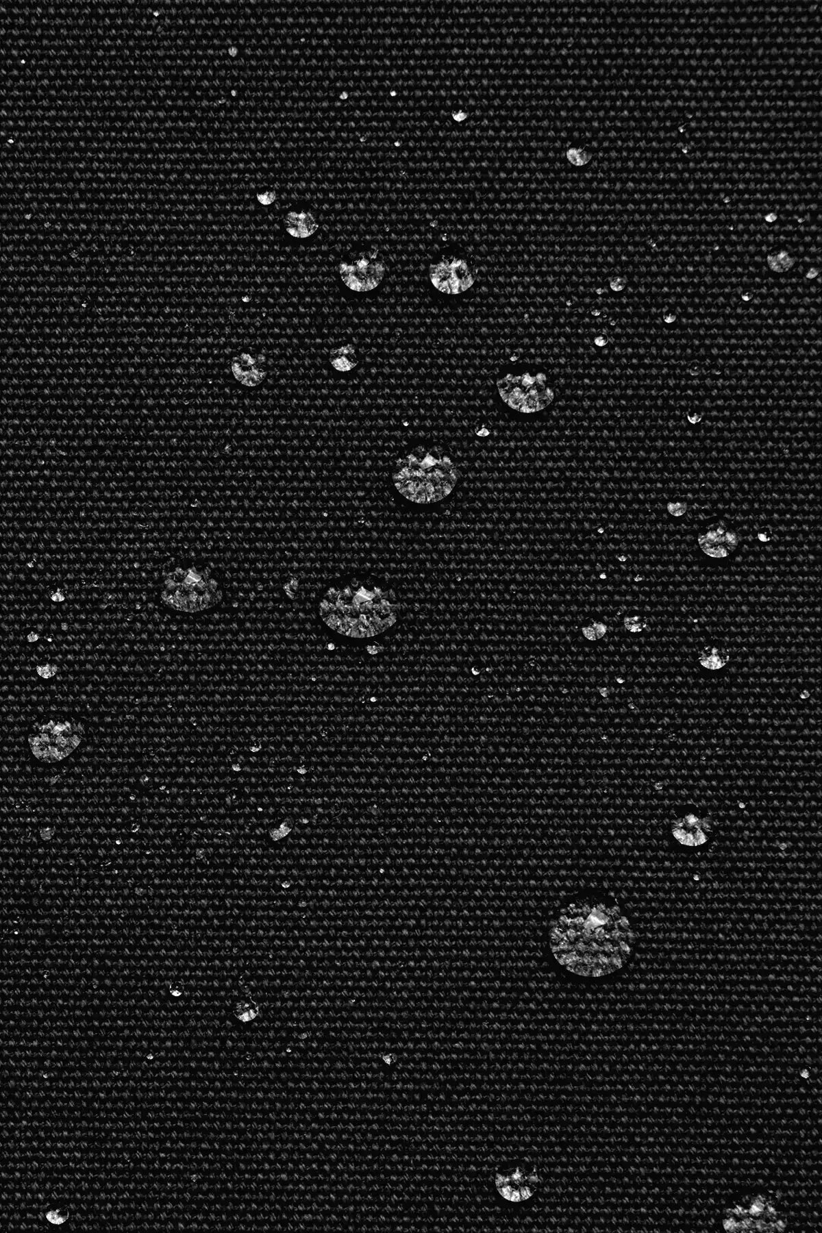 Sac de voyage déperlant en coton biologique | noir "yves"
