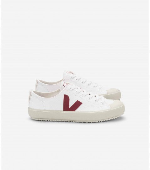 Baskets nova canvas white marsala