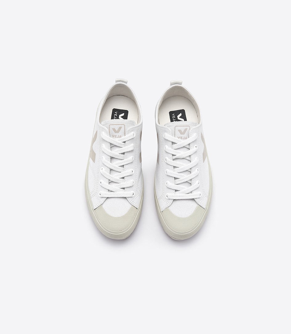 Baskets nova canvas white pierre