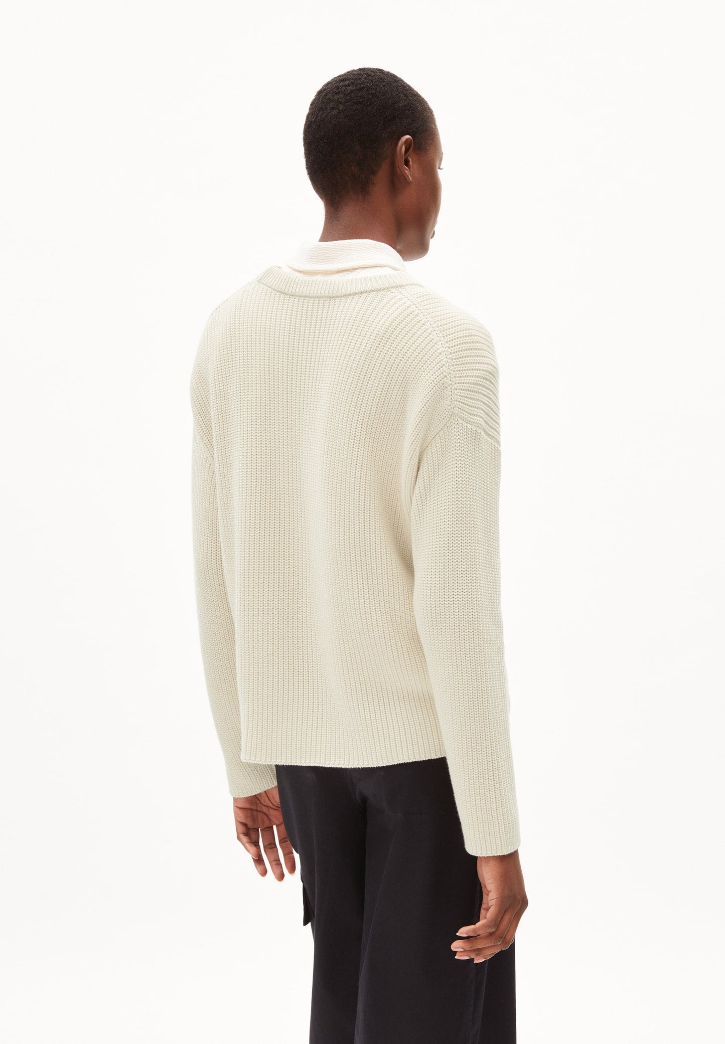 Pull ample en coton bio | Écru "nuriaas oatmilk"