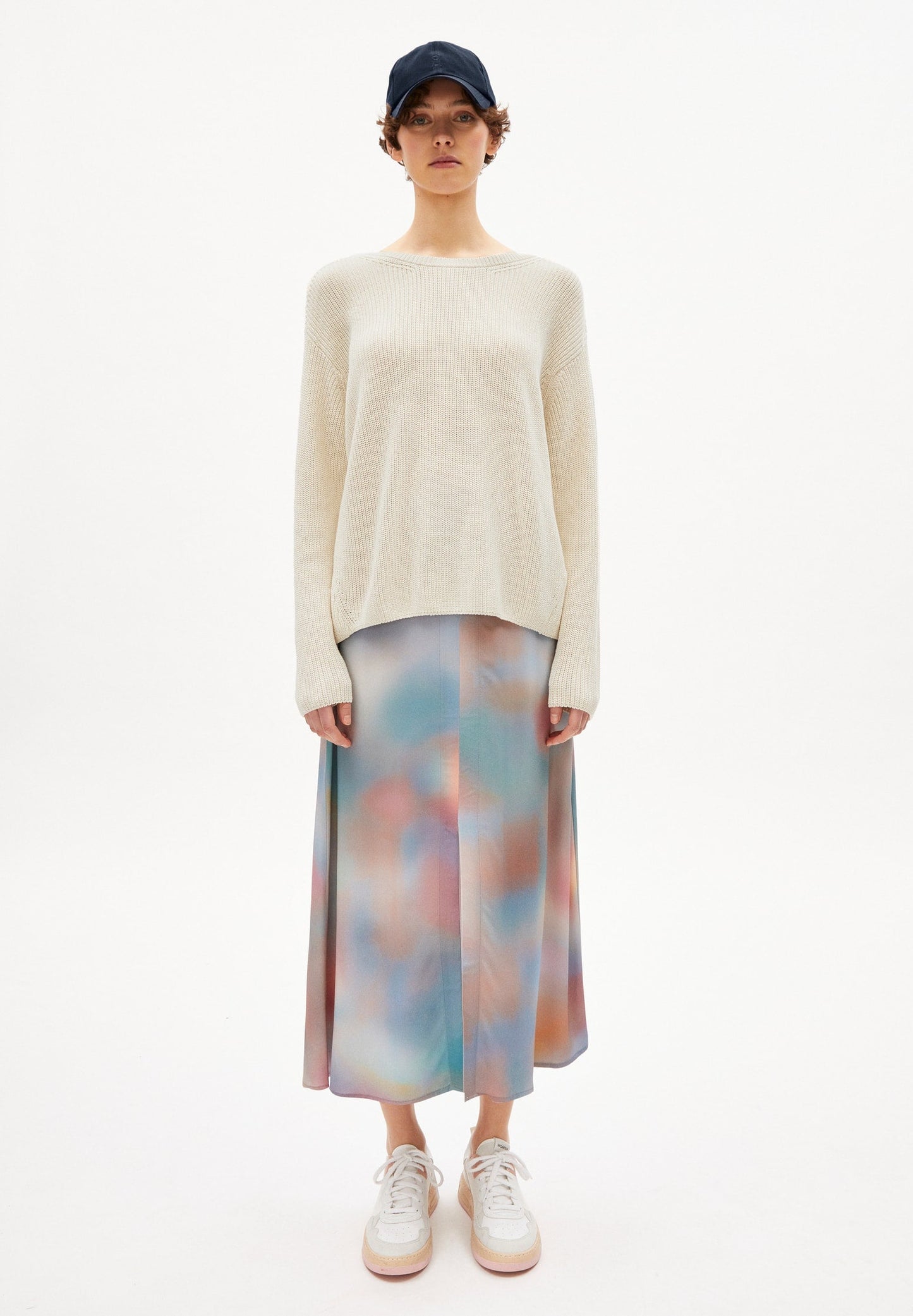 Pull en maille de coton bio non teint - nuriellaa undyed