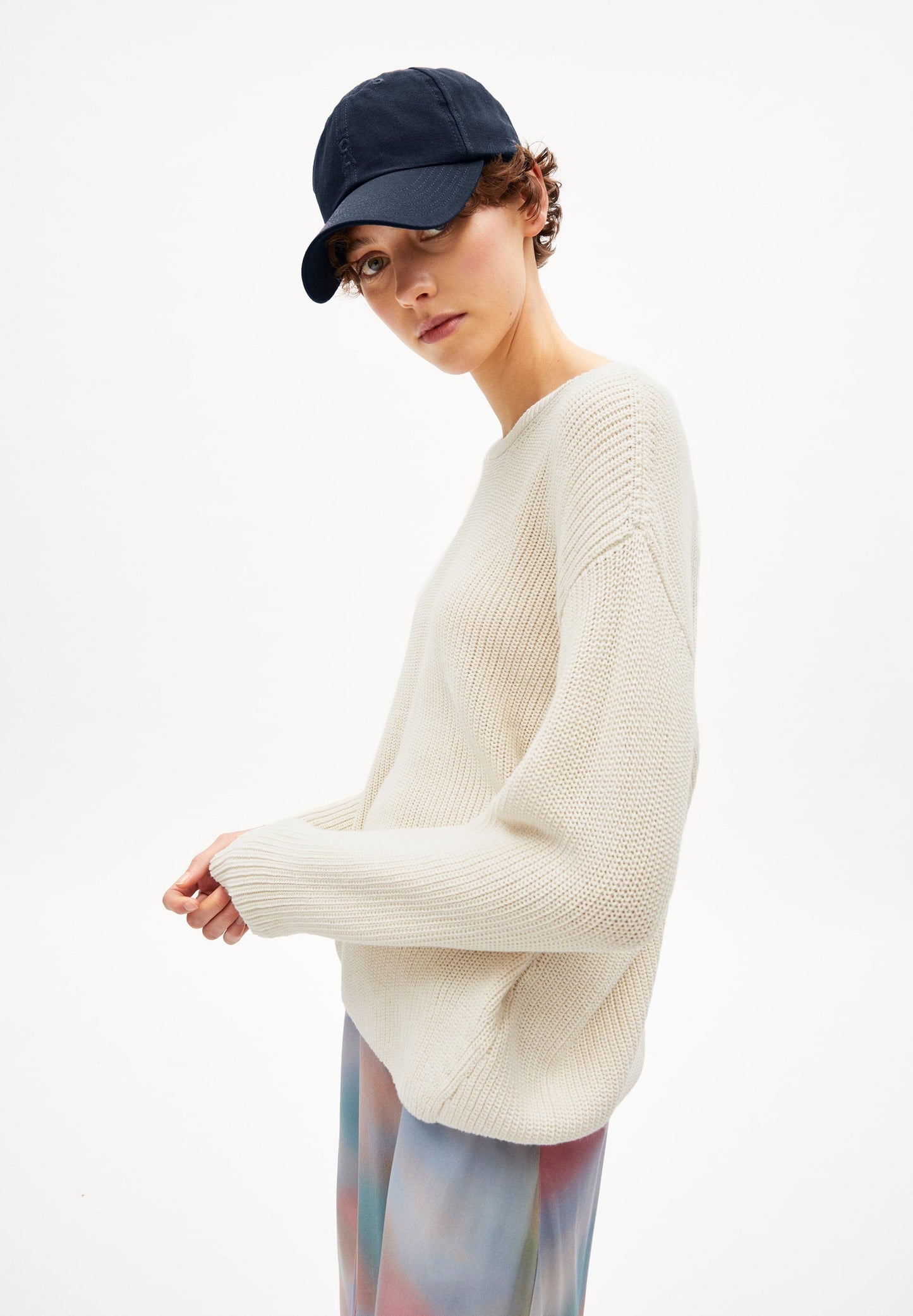 Pull en maille de coton bio non teint - nuriellaa undyed