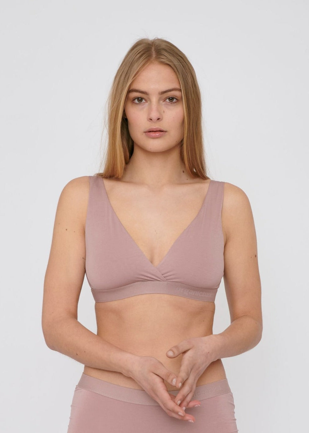 Soutien-gorge en tencel | rose "Lite Basic Bralette dusty rose"