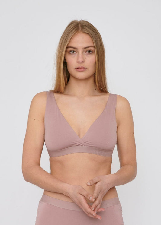 Soutien-gorge en tencel | rose "Lite Basic Bralette dusty rose"