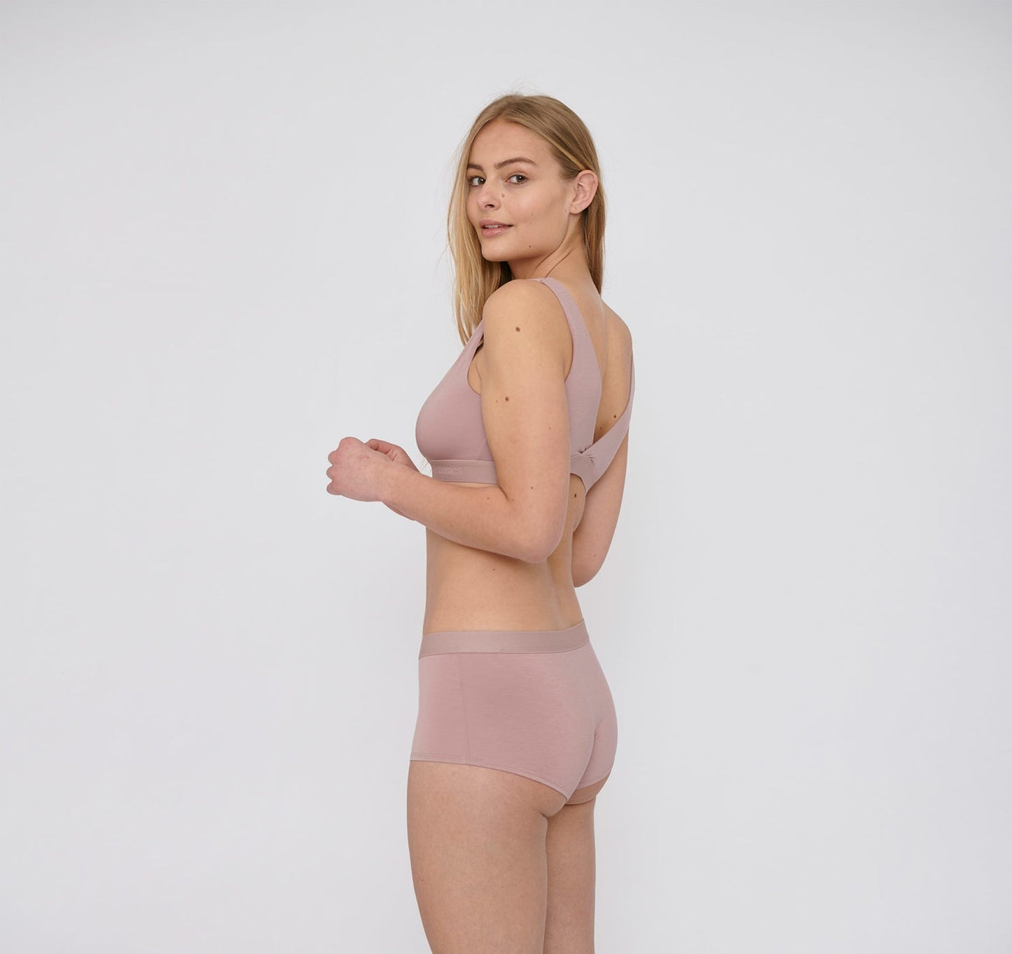 Pack 2 shortys en tencel | rose "Lite Shorty 2-pack dusty rose"