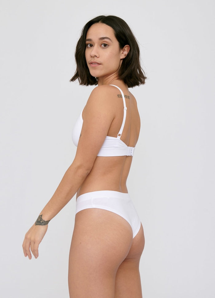 Pack 2 culottes en coton bio | blanc "Hipster white"