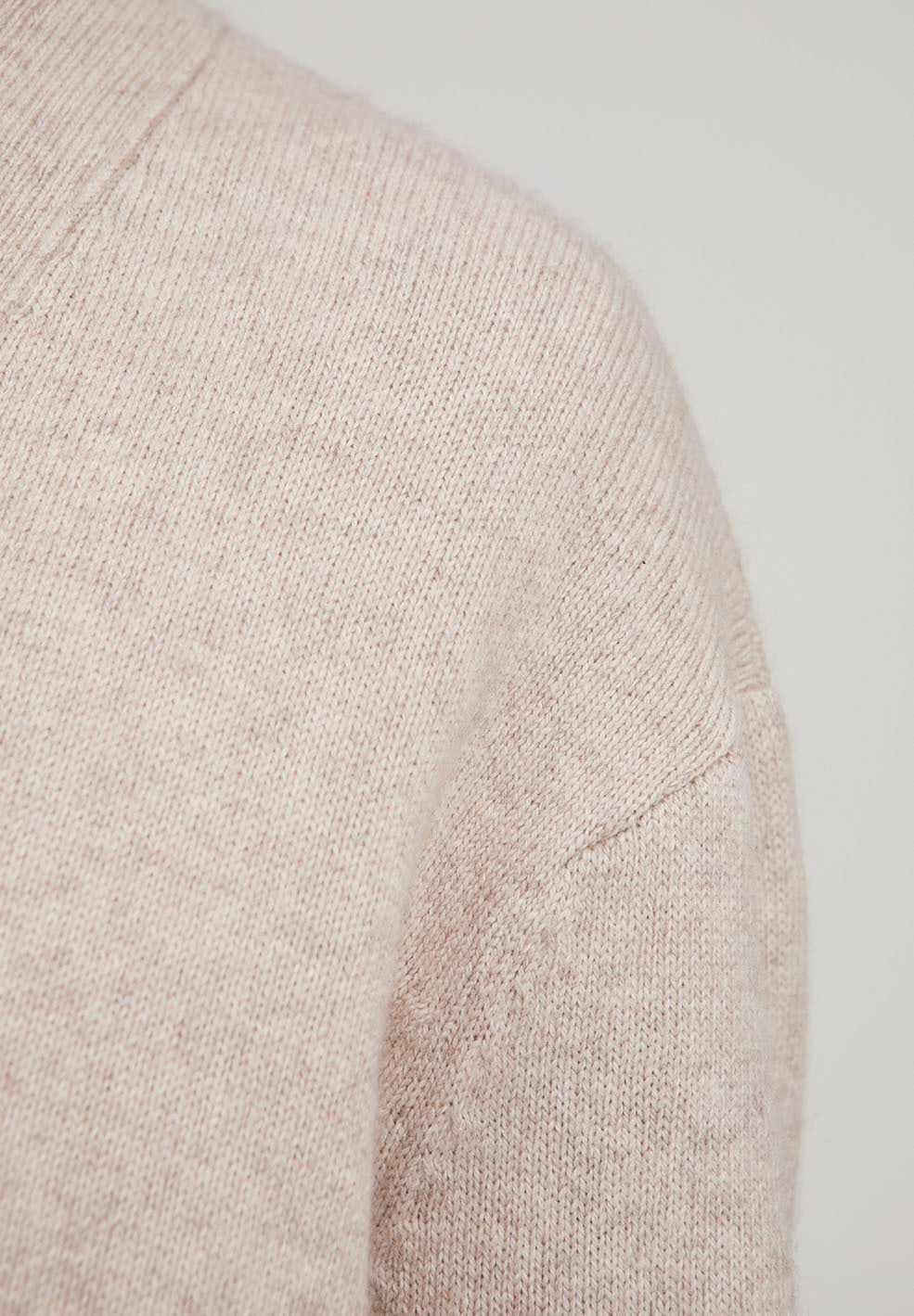 Cardigan beige en coton et laine bio - Olenkaa