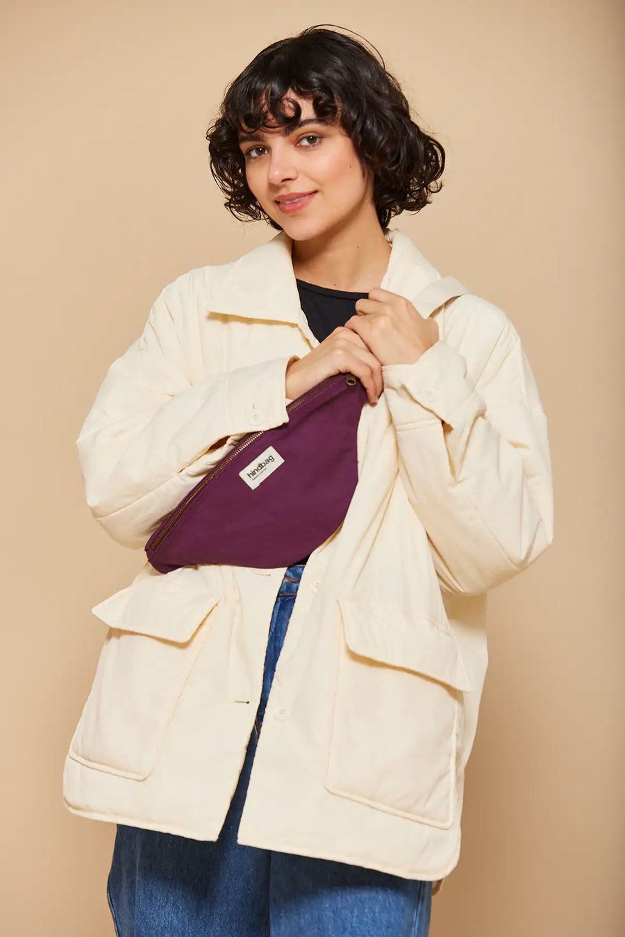 Banane en coton bio | Prune "olivia prune"