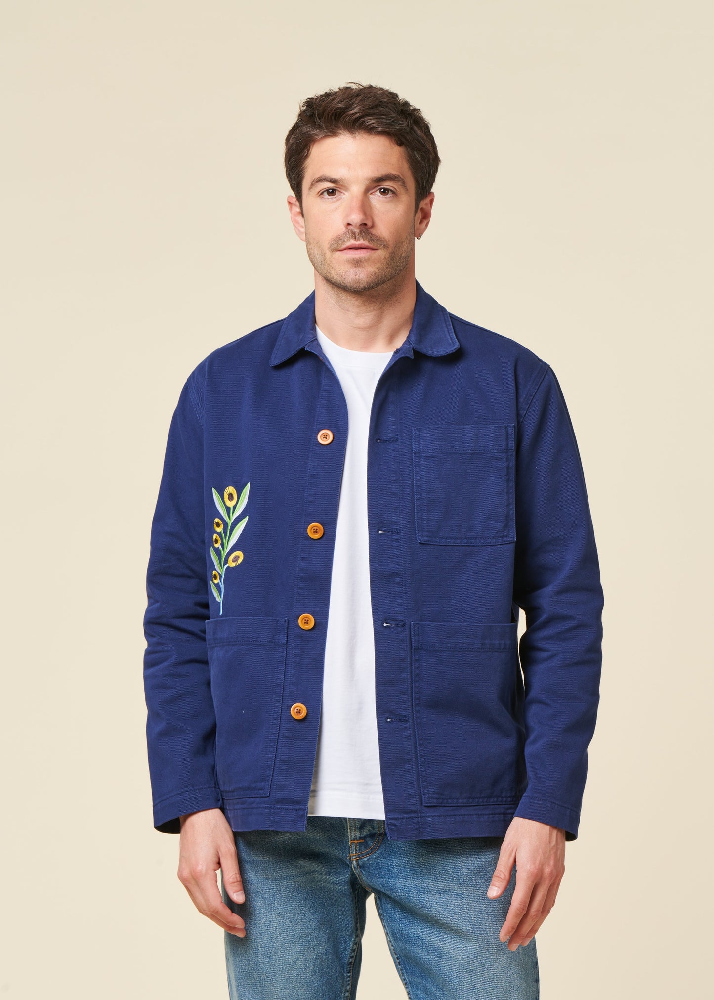 Veste en coton biologique | vert "jacket chucalescu beldi - beldi"