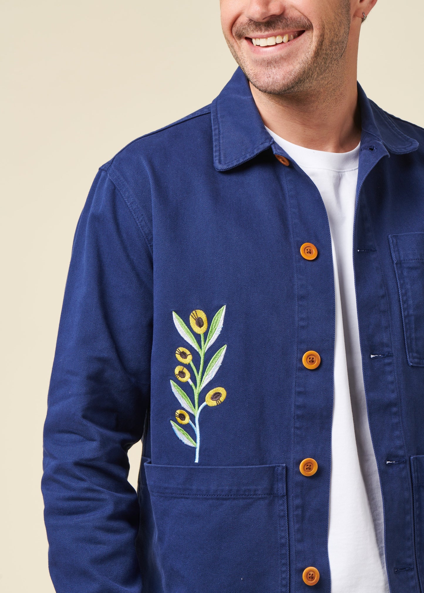 Veste en coton biologique | vert "jacket chucalescu beldi - beldi"