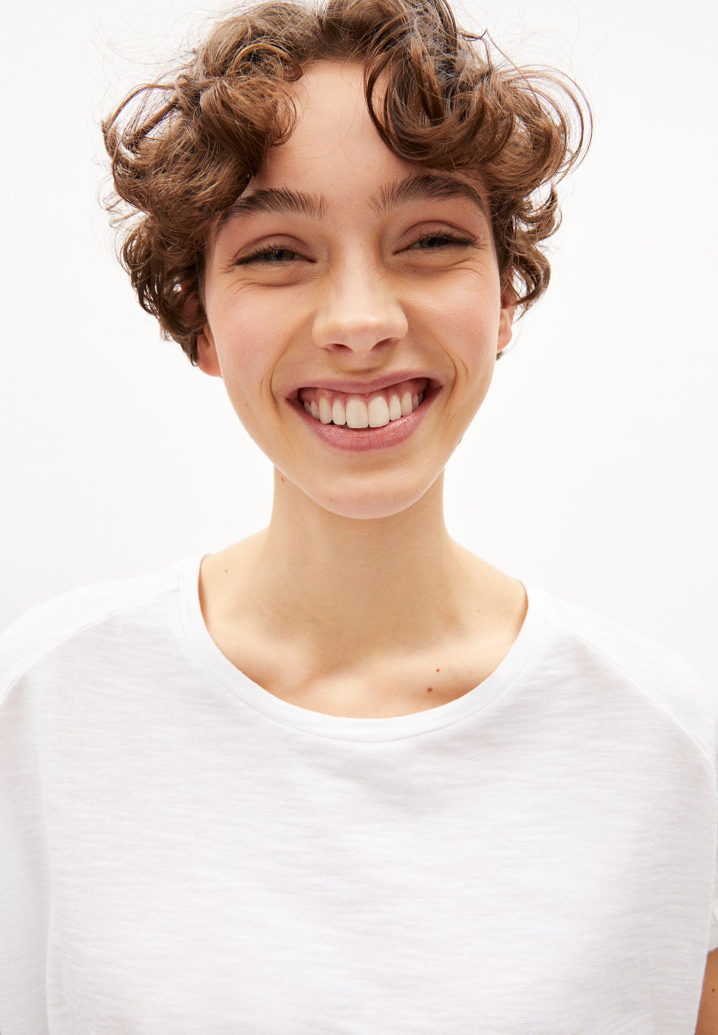 T-shirt en coton bio | Blanc "oneliaa white"
