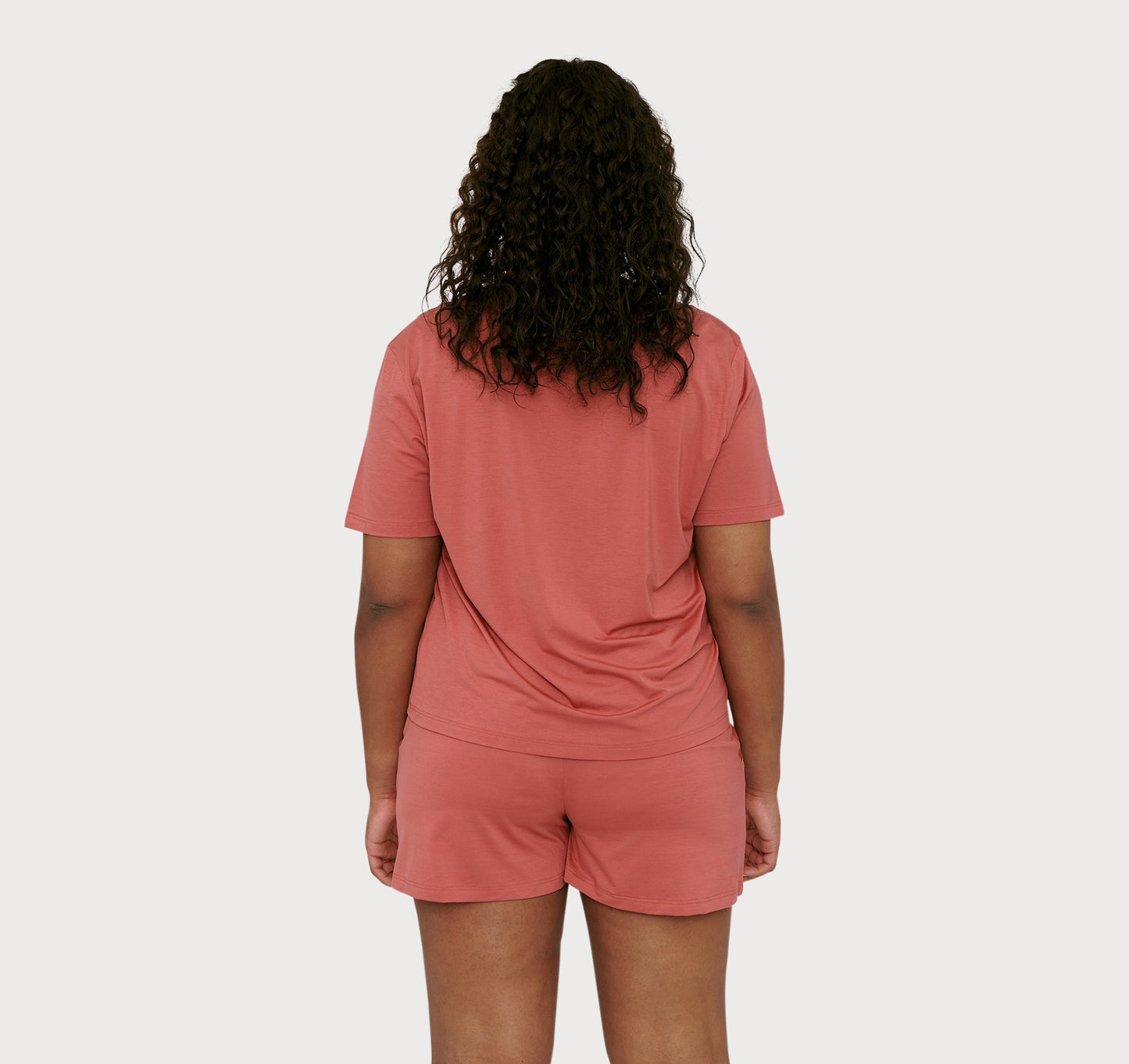 Short léger en tencel - framboise "cedar"
