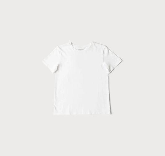 T-shirt en coton bio | blanc "organic cotton tee - whit"