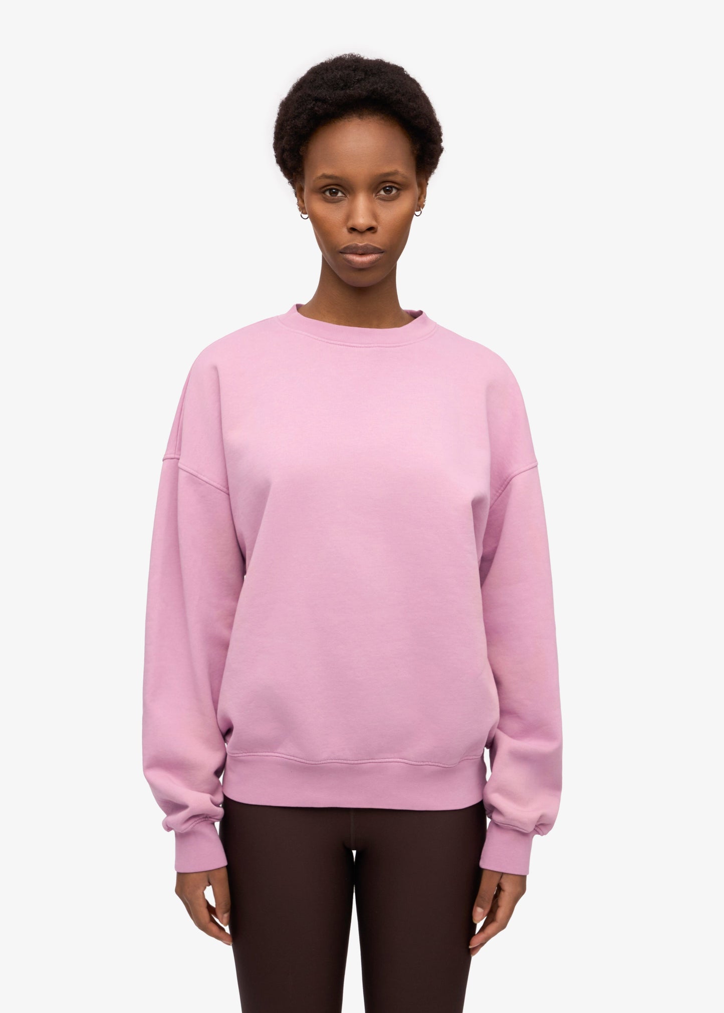 Sweat oversize en coton bio | rose "cherry blossom"