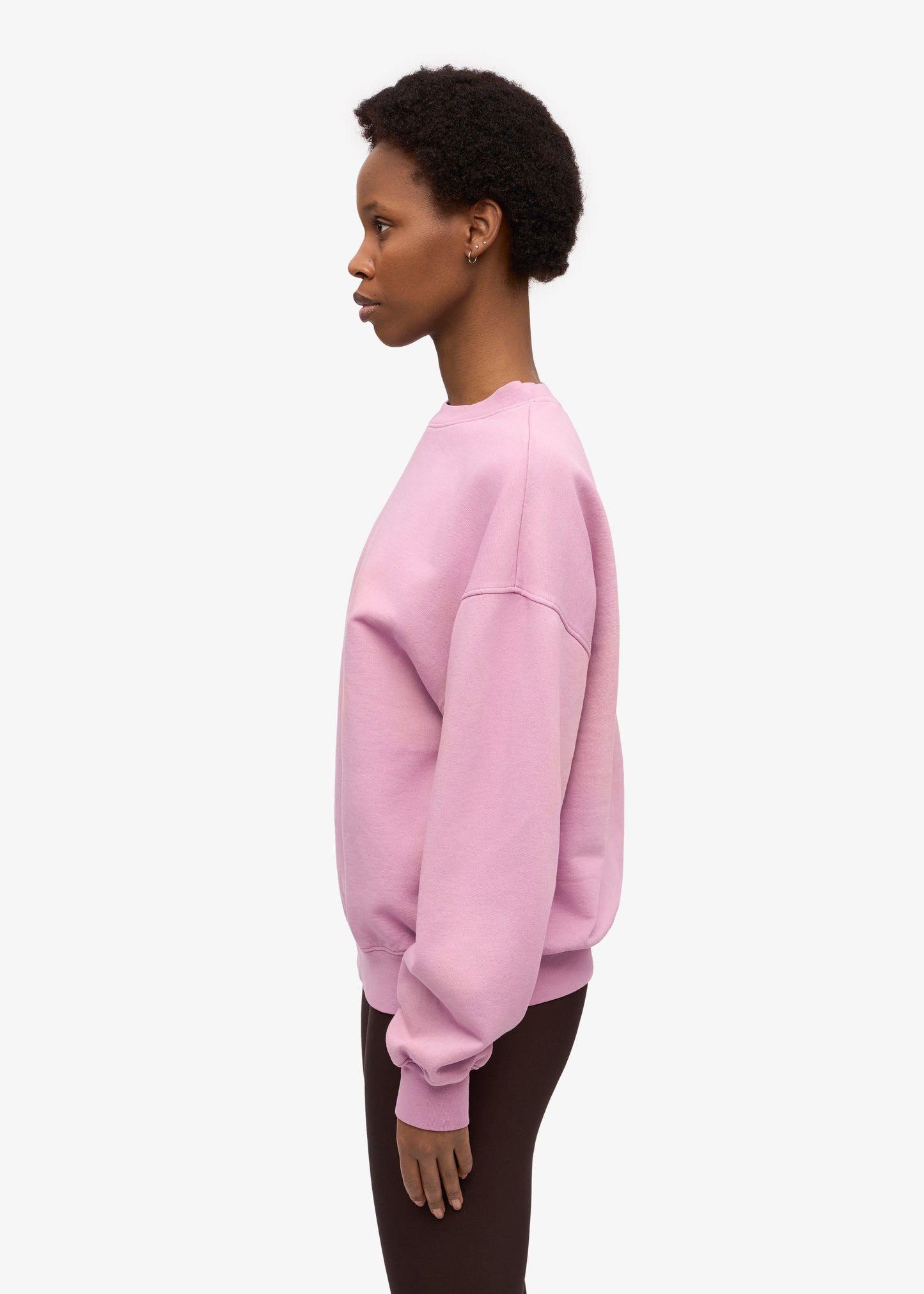 Sweat oversize en coton bio | rose "cherry blossom"