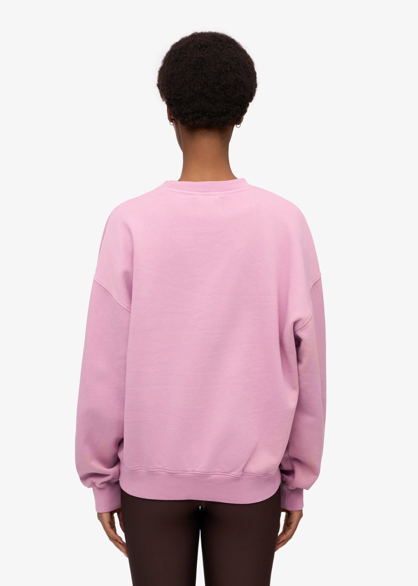 Sweat oversize en coton bio | rose "cherry blossom"