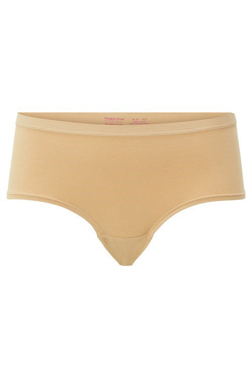 Shorty beige en coton bio - organic short almond