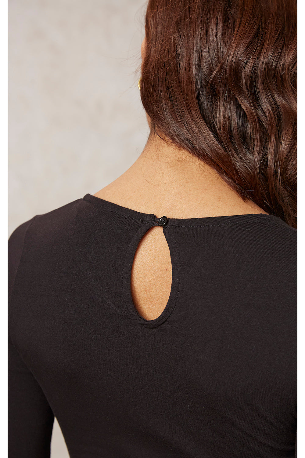 Body noir en coton bio - palmer black