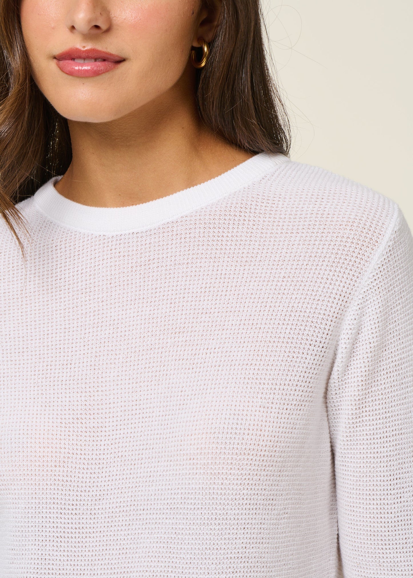 Pull en coton bio | blanc" iradi - white"