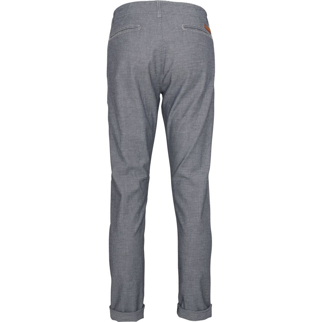 Chino en coton bio tissé teint - yarndyed