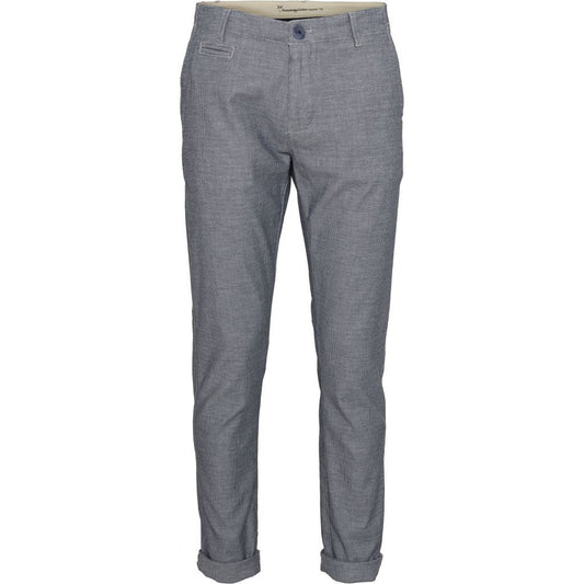 Chino en coton bio tissé teint - yarndyed