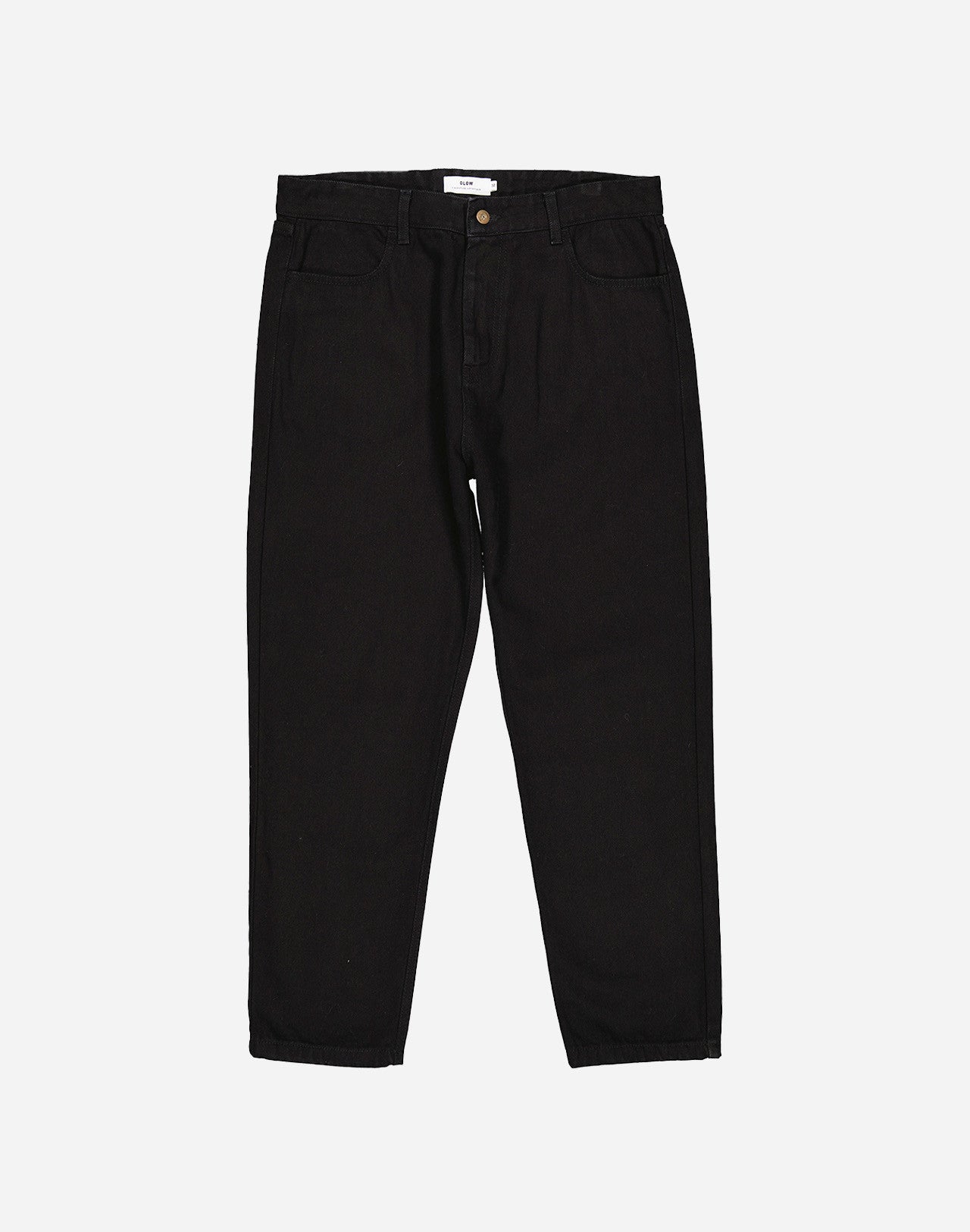 Pantalon droit en coton bio | noir "jacquot"