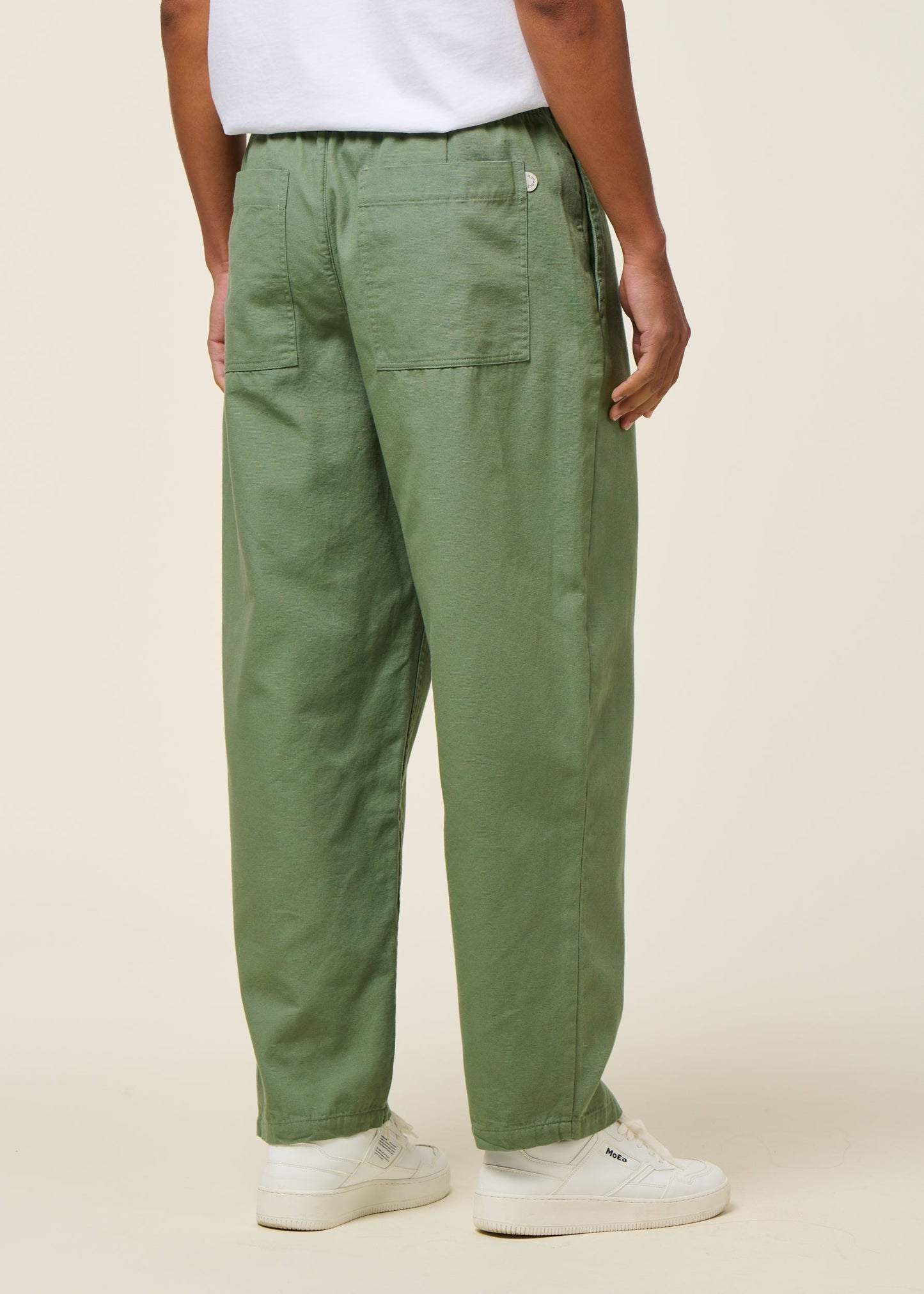 Pantalon large en coton bio | wide pant organic cotton | vert  "leaf green"