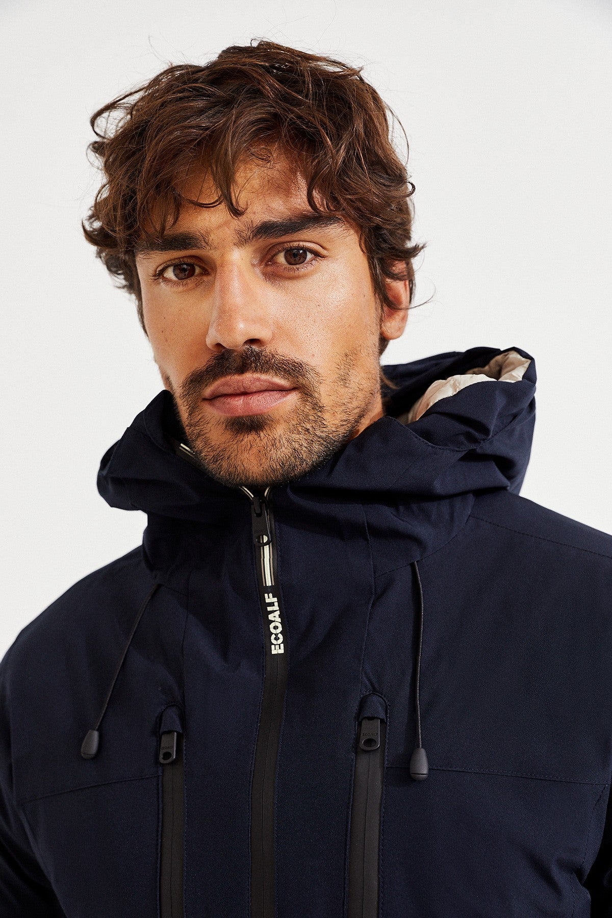 Manteau imperméable marine recyclée - PARIS SAIL