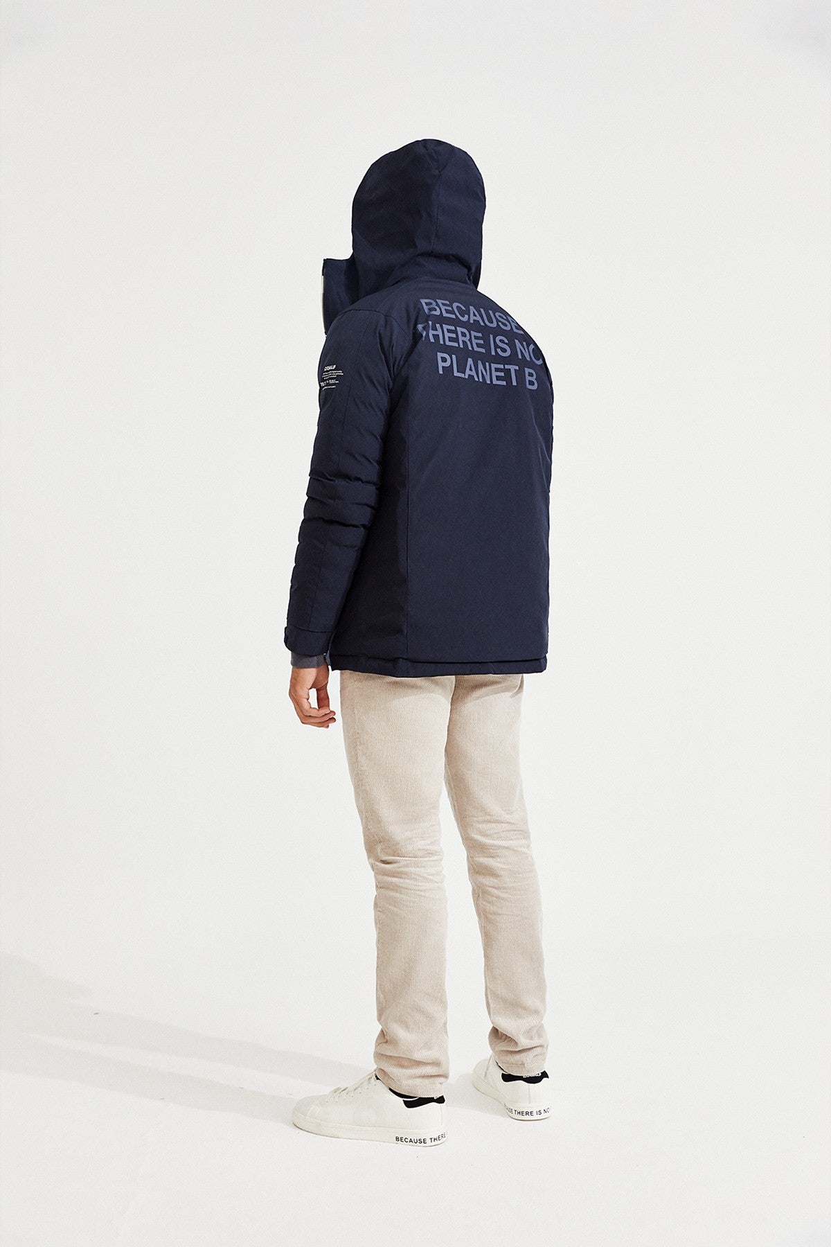 Manteau imperméable marine recyclée - PARIS SAIL