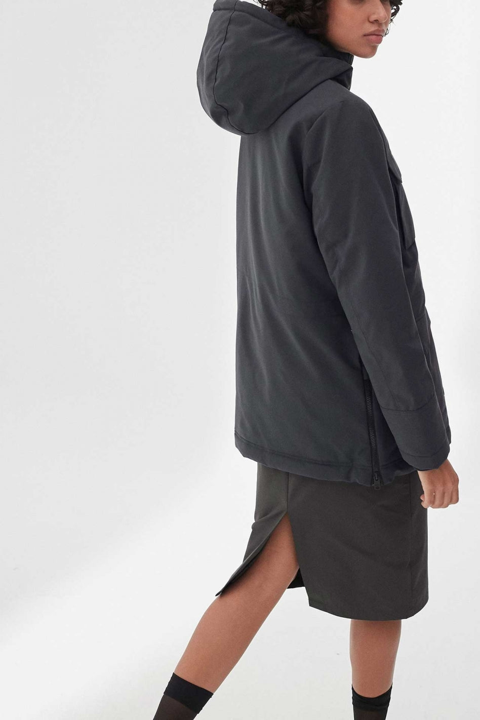 Parka marine en nylon recyclé - Dakota
