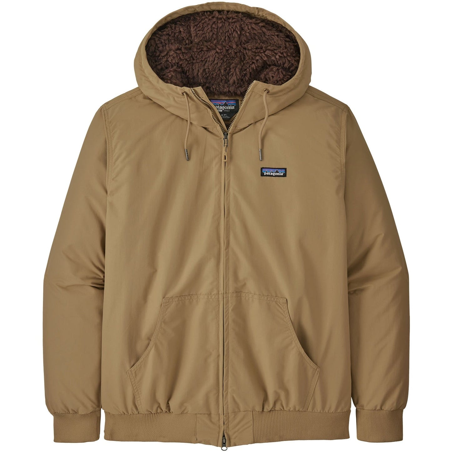 Manteau beige doublé polaire en recyclé - lined isthmus hoody ink classic tan