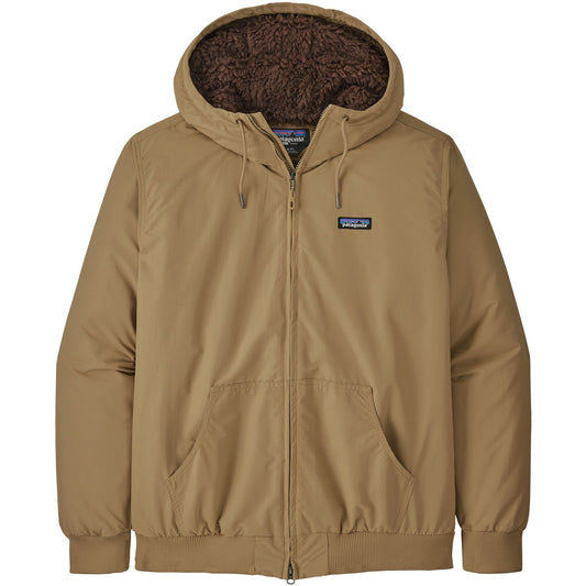 Manteau beige doublé polaire en recyclé - lined isthmus hoody ink classic tan