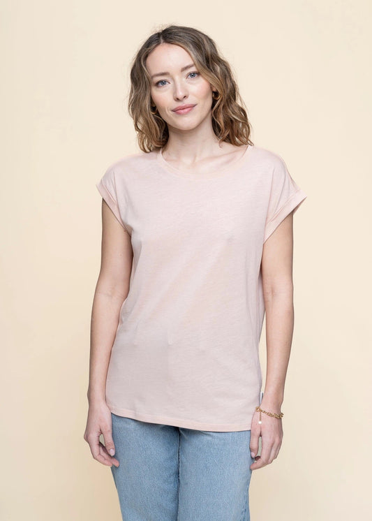 T-shirt en tencel | rose "jilaana - rosalilly"