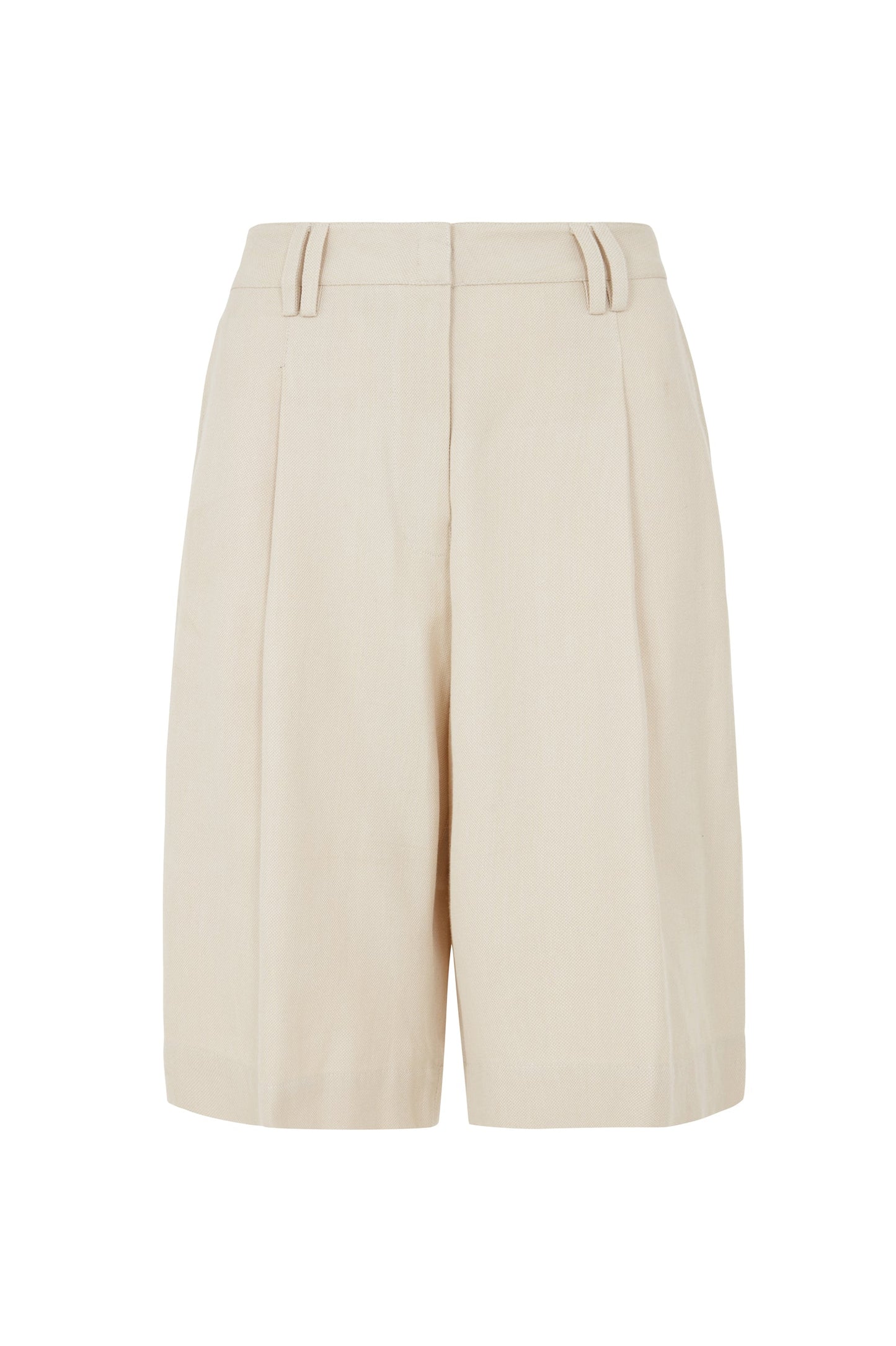 Short long beige en coton bio - Polly