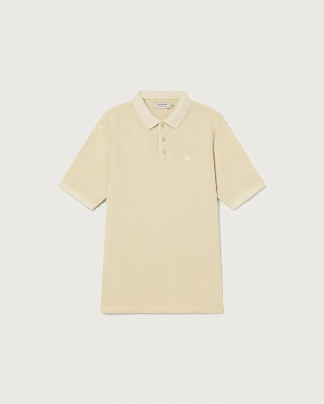 Polo écru en coton bio - IVORY SUN POLO
