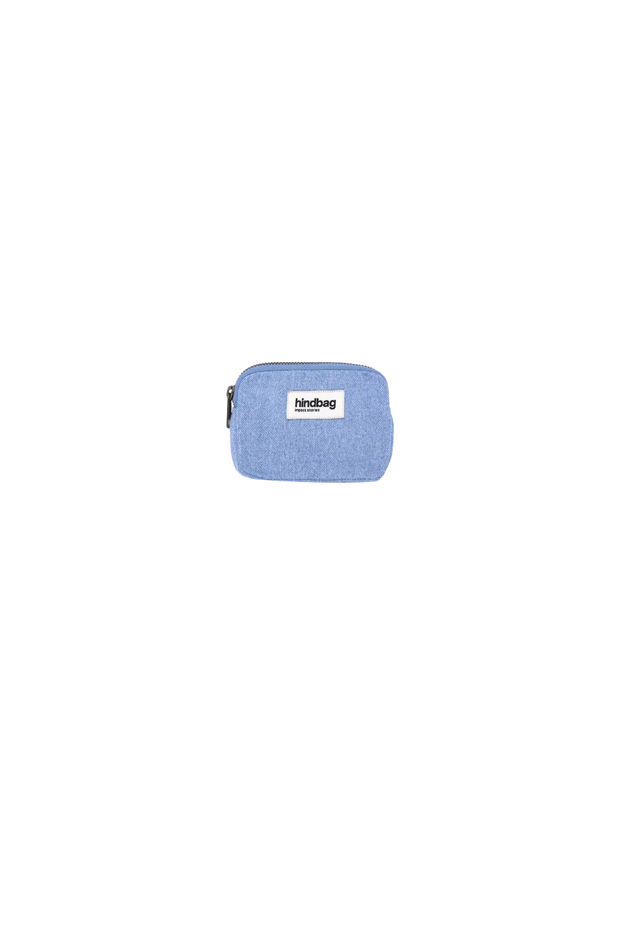 Porte-monnaie en coton bio | bleu délavé "lili denim bleu"