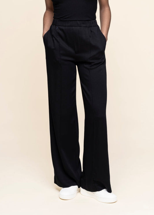 Pantalon ample en ecovero | noir 'jonvaalie black'