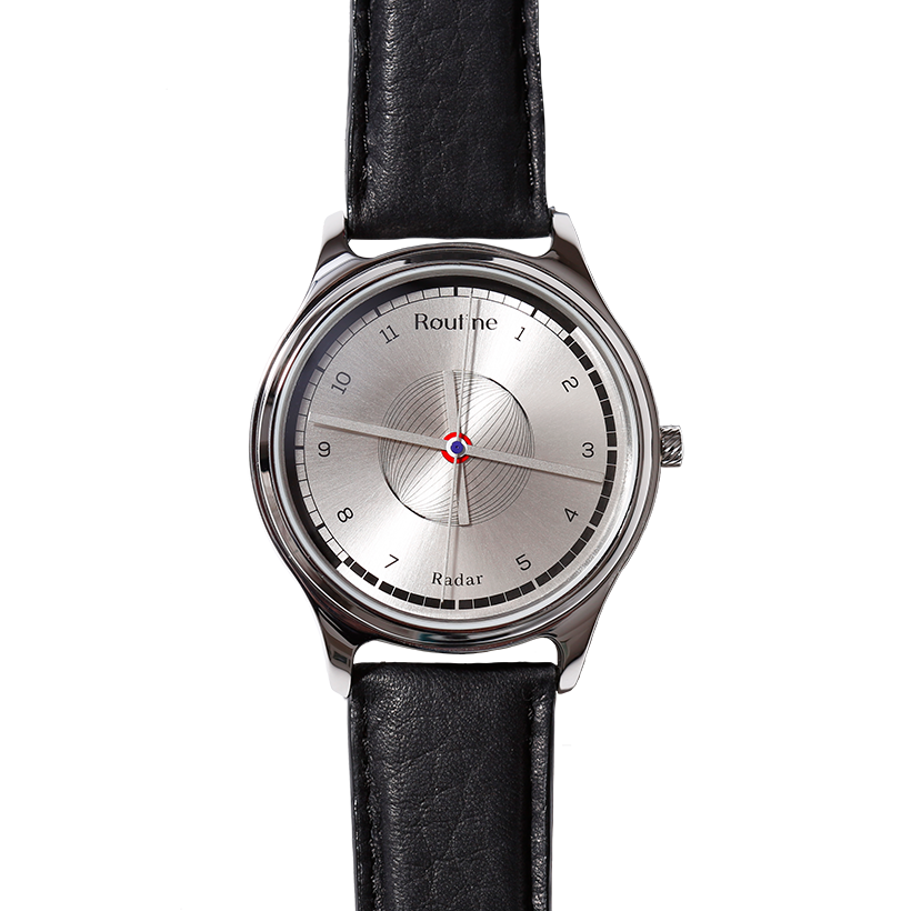 Montre Radar Cadran soleil bracelet noir