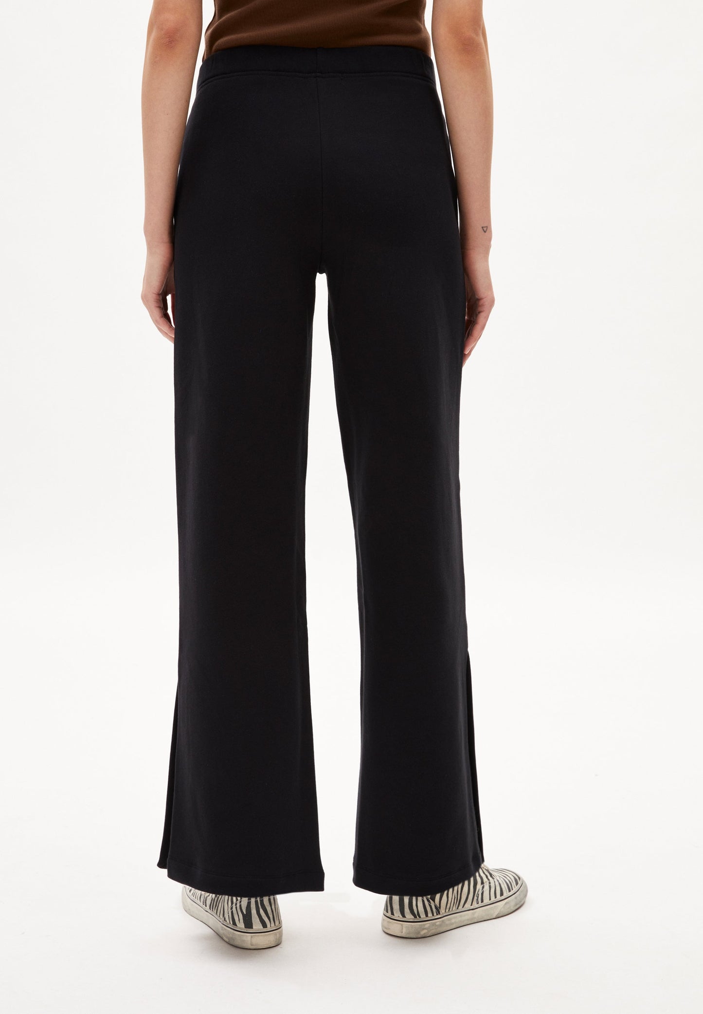 Pantalon noir en coton bio - rafaelaa black