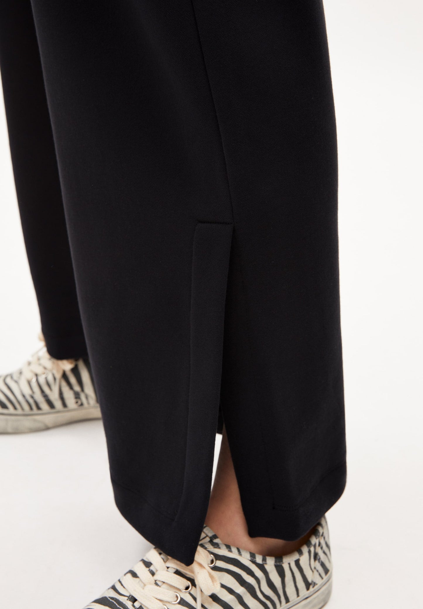 Pantalon noir en coton bio - rafaelaa black
