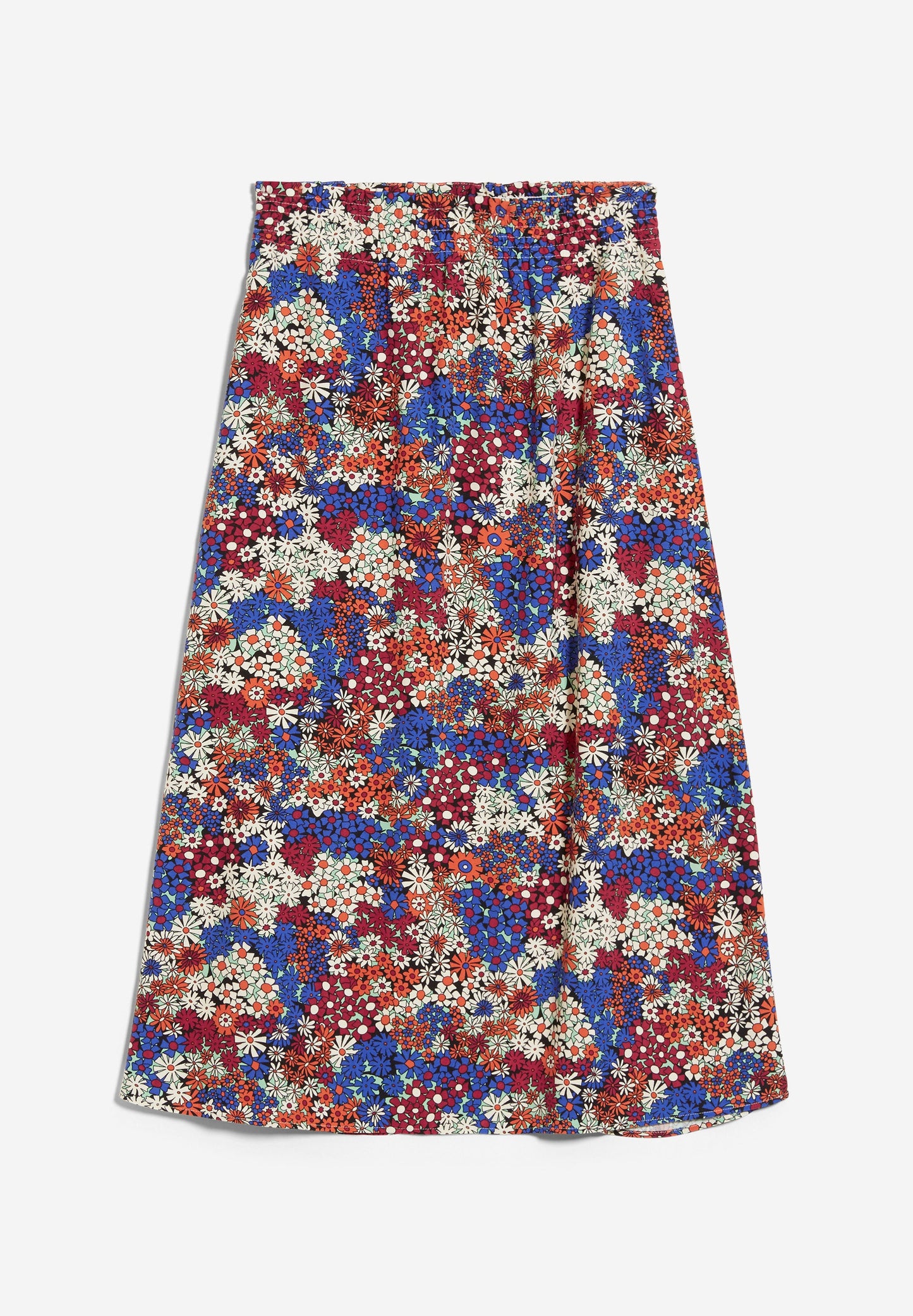 Jupe longue fleurie en ecovero - rashidaa marsh floral