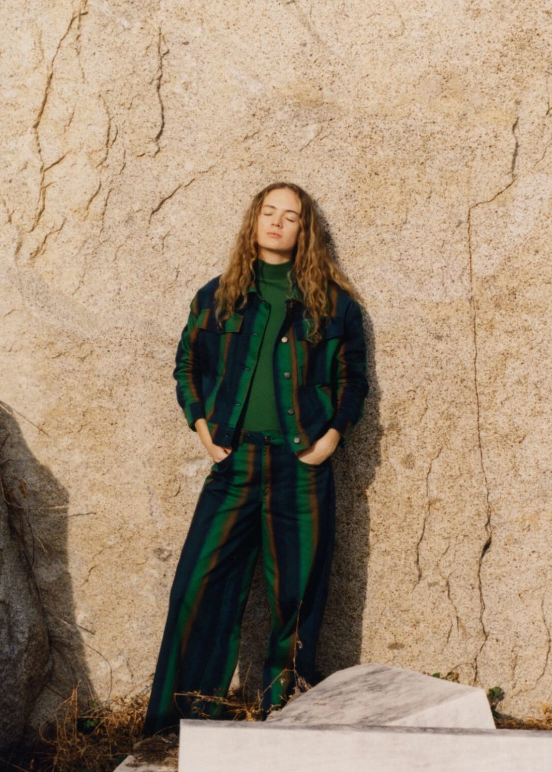 Veste en coton biologique | multicolore "swamp frans jacket - multicolor"
