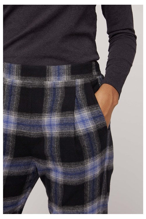 Pantalon carreaux en coton bio - reiko