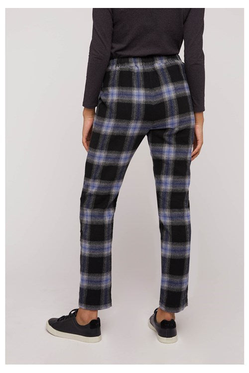 Pantalon carreaux en coton bio - reiko